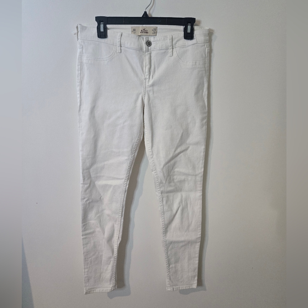 Hollister Super Skinny Women's White Jeans Size 9